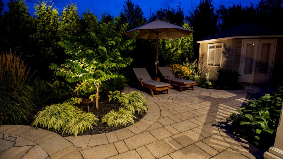 éclairage extérieur jardin