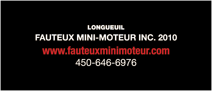LONGUEUIL FAUTEUX MINI-MOTEUR INC  2010 www fauteuxminimoteur com 450-646-6976
