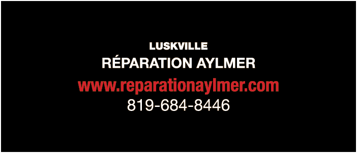 LUSKVILLE RÉPARATION AYLMER www reparationaylmer com 819-684-8446