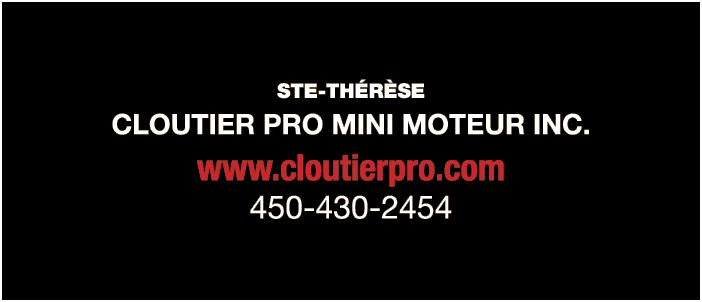 STE-THÉRÈSE CLOUTIER PRO MINI MOTEUR INC  www cloutierpro com 450-430-2454