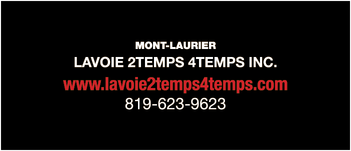 MONT-LAURIER LAVOIE 2TEMPS 4TEMPS INC  www lavoie2temps4temps com 819-623-9623