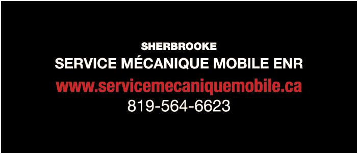 SHERBROOKE SERVICE MÉCANIQUE MOBILE ENR www servicemecaniquemobile ca 819-564-6623