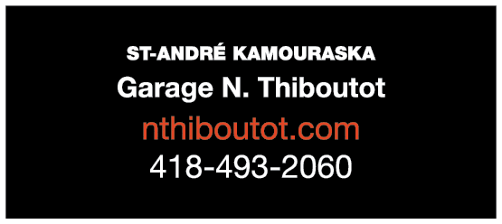 ￼ST ANDR KAMOURASKA Garage N. Thiboutot nthiboutot.com 418 493 2060