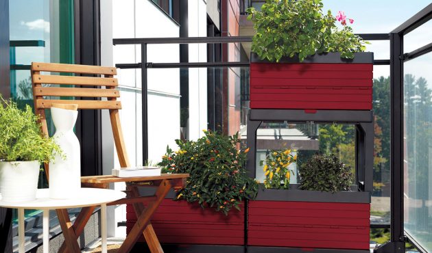 Un jardin modulaire parfaitement adapté au balcon