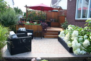 Terrasse à paliers