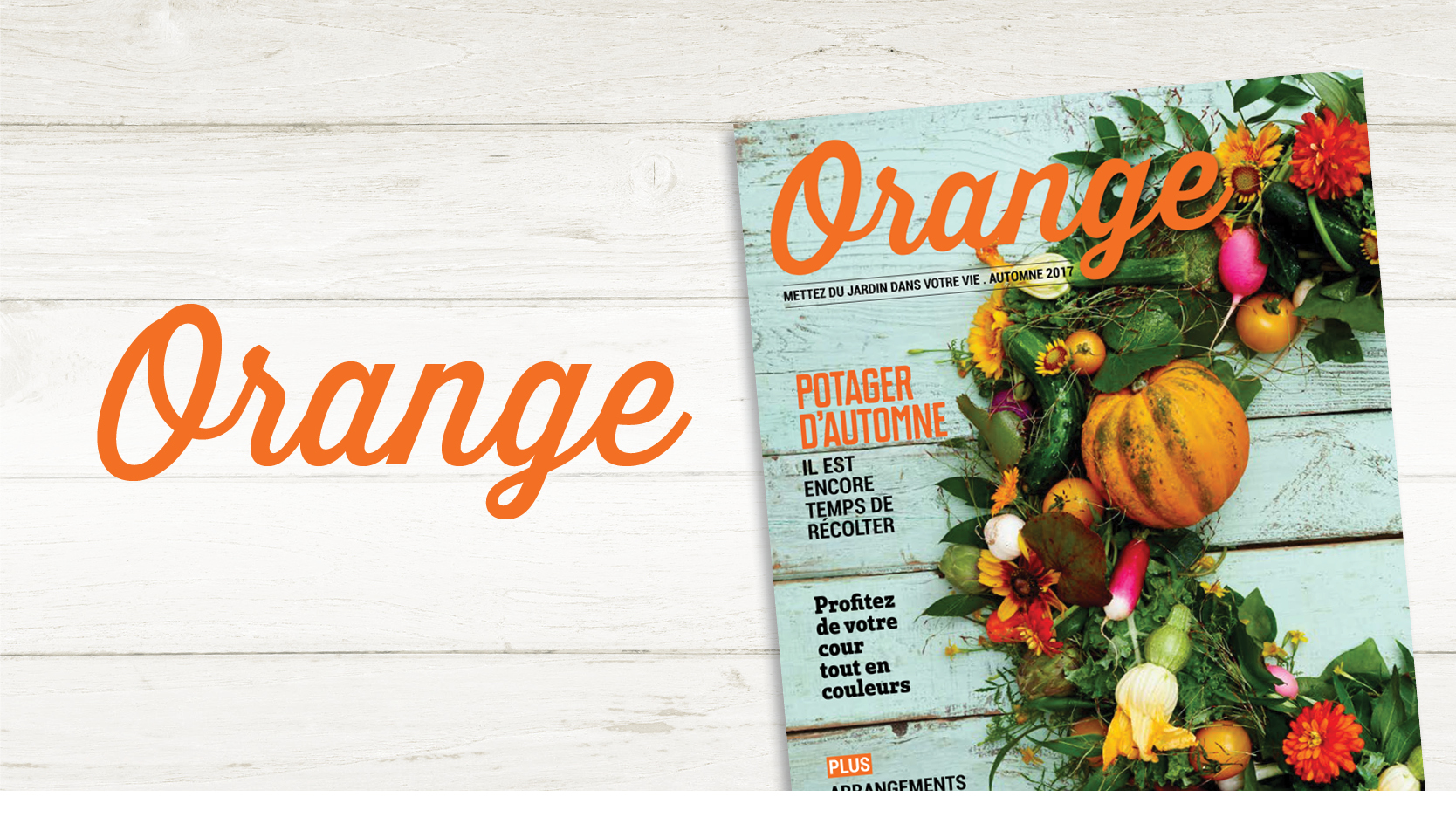 Magazine de jardinage Orange 2017