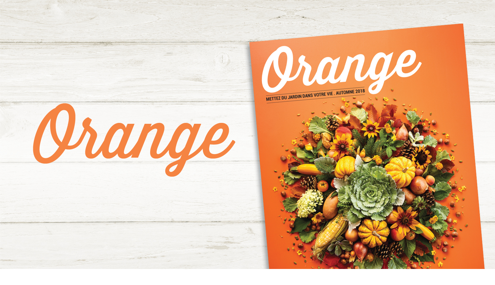 Magazine de jardinage Orange 2018