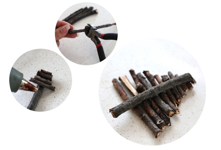 mini sapin en bois