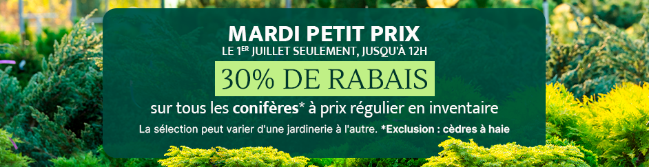 Bannière Botanix - À partir du 26 juin - Mardi