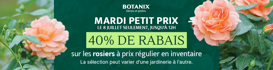 Bannière Botanix - À partir du 3 juillet