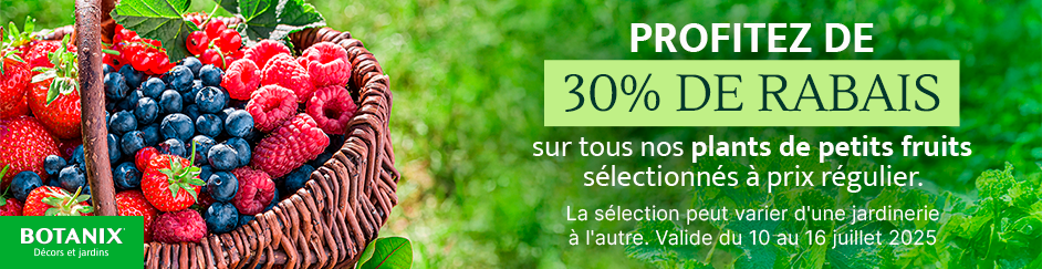 Bannière Botanix - à partir du 9 juillet