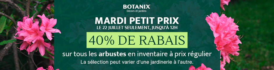 Bannière Botanix V2 - À partir du 17 juillet 2025
