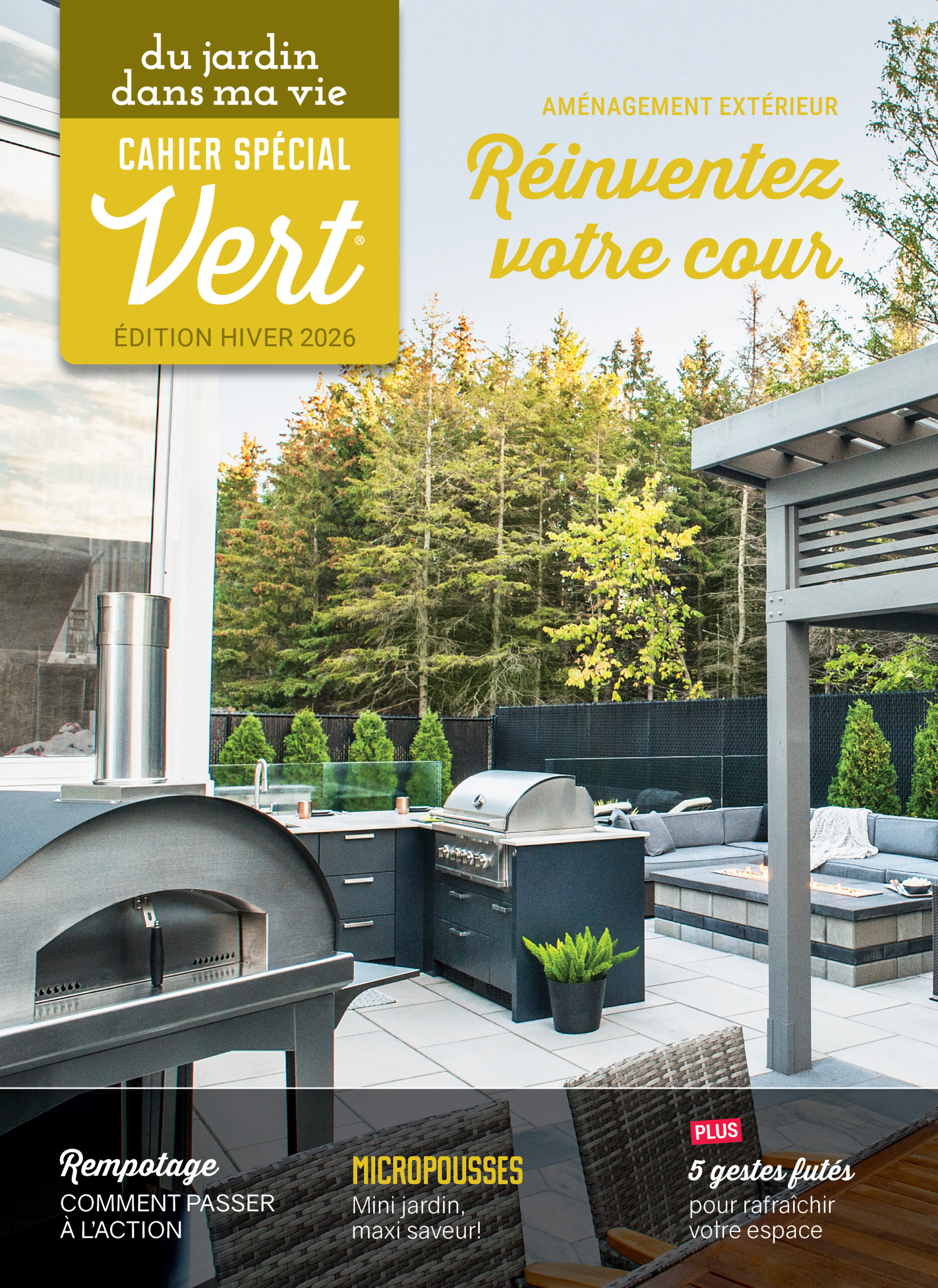 Cover cahier spécial Vert - édition hiver 2026