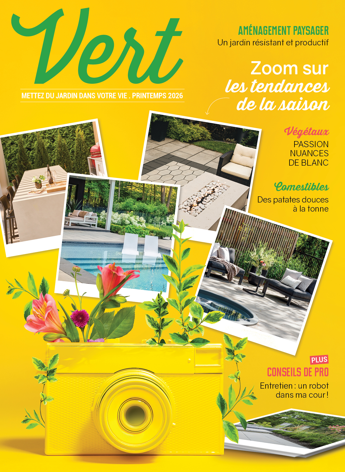 Nouvelles couverture magazine Vert 2026